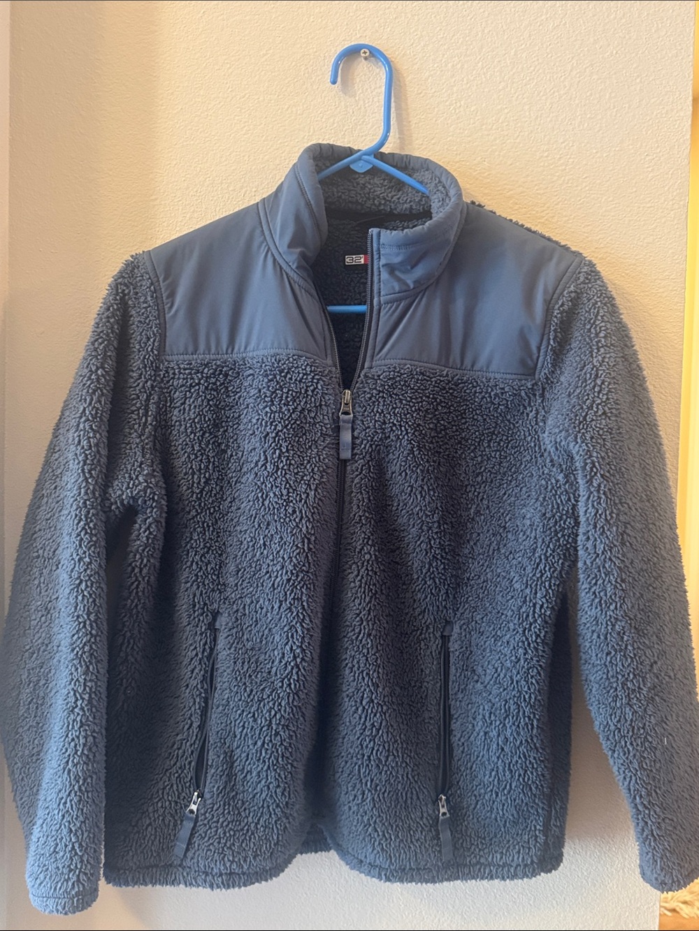 32 Degrees Kids Plush Puffer Jacket - Dark Gray